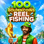 100 Golden Coins: Reel Fishing Logo