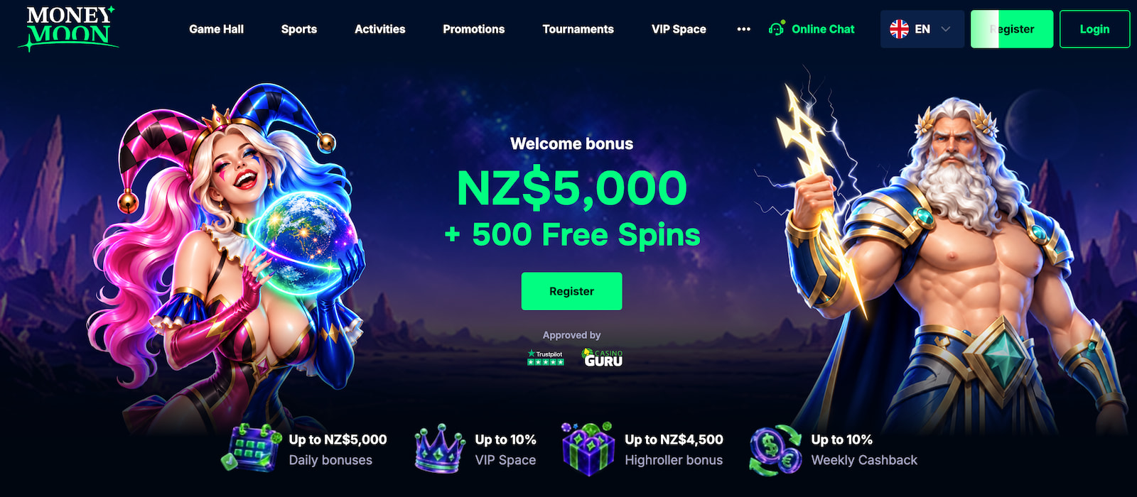 MoneyMoon Welcome