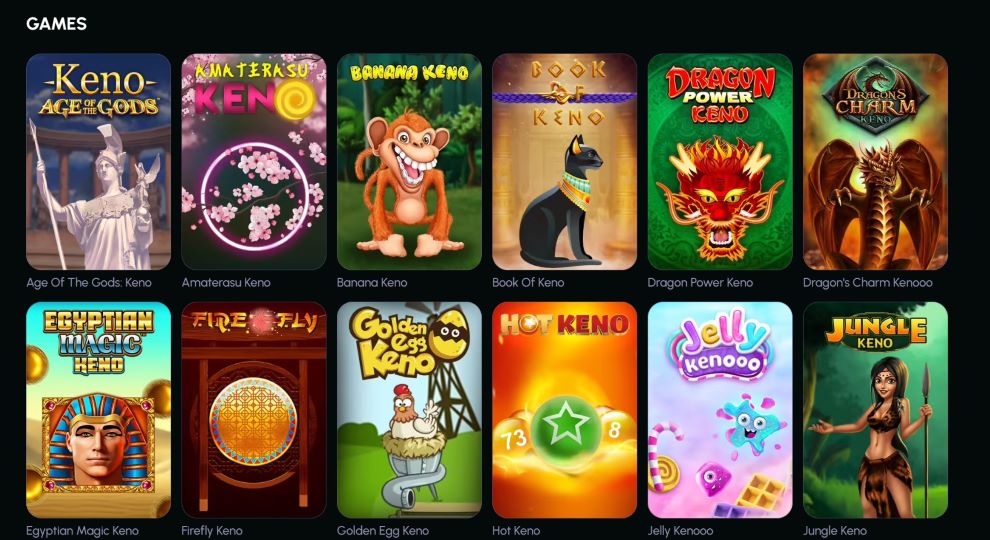 Keno Casino Games