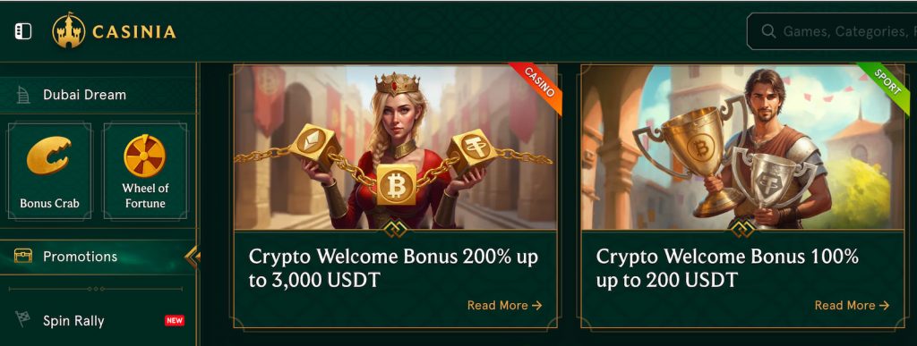 Casinia Crypto