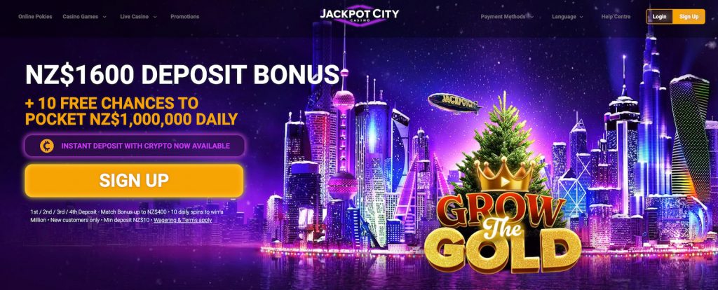 Jackpot City Welcome